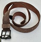 Allsaints Kalo Brown  Stitching Leather Belt 38 Nwt