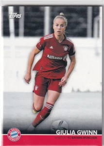 Topps Bayern Munich Team-Set 2022 Fußball Karte Giulia Gwinn - Picture 1 of 2