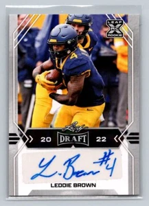 2022 Leaf Draft #BA-LB1 Leddie Brown Autographs - Picture 1 of 2