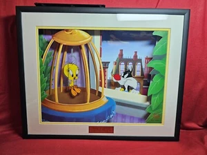 Audio 3D Movement Tweety & Sylvester "I Tawt I Taw A Puddy Tat" 3551/9500 + COA - Picture 1 of 8