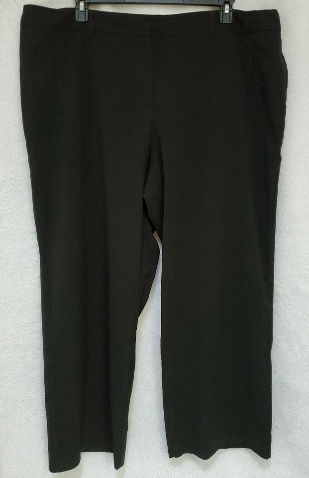 Dressbarn Womens Pants Size 24W Black - Image 1 of 4