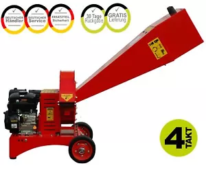 YERD Garten Häcksler BS65-50 Benzin Motor 7 PS Messer Holz Mulch Mäher Schredder - Bild 1 von 13