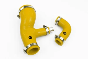 Stoney Silicone Intake Turbo Hose fit Ford Focus MK2 1.6 TDCI C-Max 07-12 Yellow - Picture 1 of 4