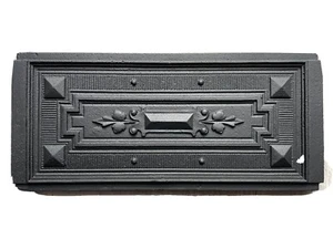 Placa de horno antigua estufa de fundición placa de chimenea horno horno de piso pieza de horno Gründerzeit - Imagen 1 de 5