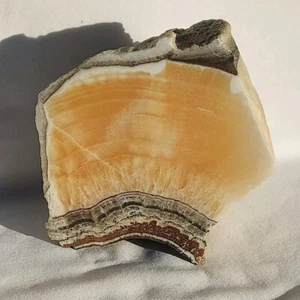 POLISHED FACE UTAH ARAGONITE  ~969g/2.14lbs / rough agate jasper mineral rock - Picture 1 of 13