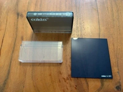 Cokin filter COEF +1 2/3 Blue (80B) A021 - Image 1 of 2