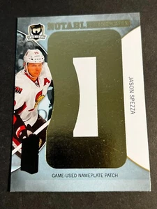 12-13 UD The Cup ARTIST PROOF BLANK BACK Notable Nameplates Jason Spezza Ottawa - Picture 1 of 2