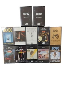 AC/DC ACDC Cassette Tape LOT Heavy Metal Grunge Rock Vintage - Picture 1 of 4