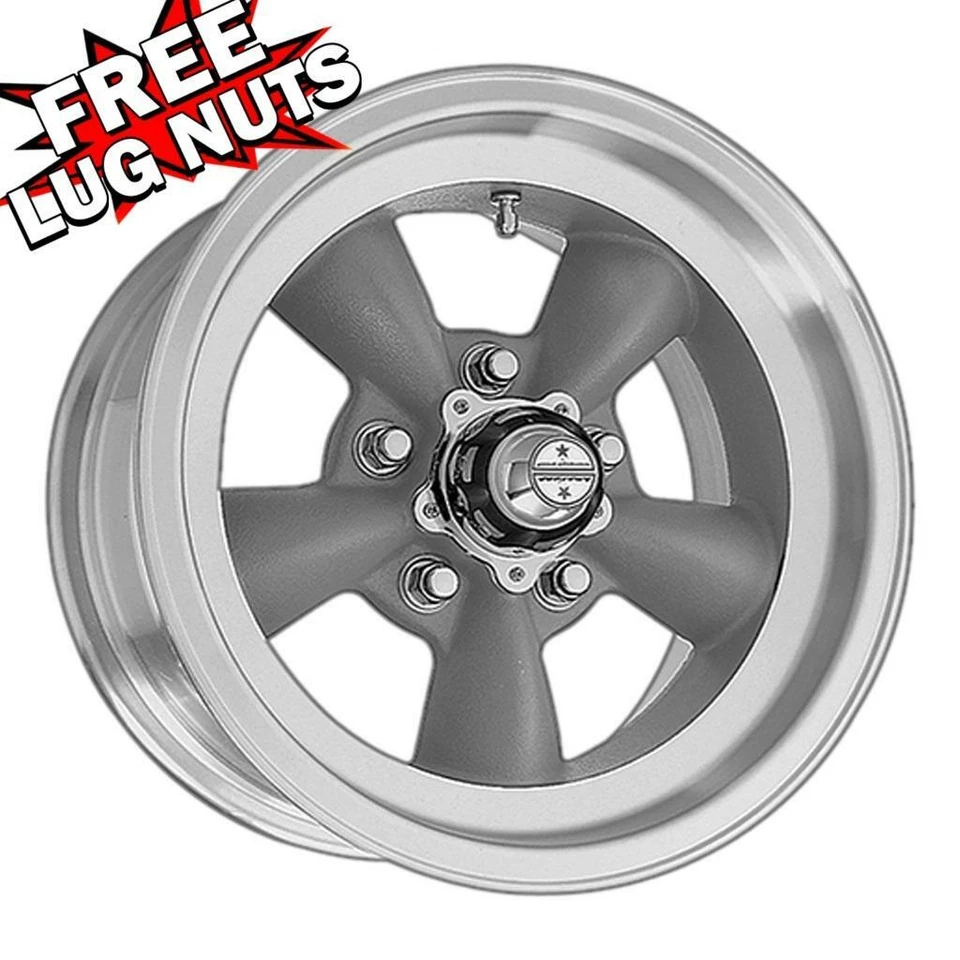 Llantas 14 pulgadas 14x6 American Racing TORQ THRUST D GRIS 5x4,5 5x114,3 -2 Foto 1 de 1