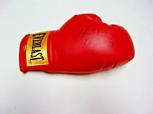 EVANDER HOLYFIELD HEAVYWIGHT CHAMP W/PICTURE W/COA SIGNED MINI HELMET - Picture 1 of 2