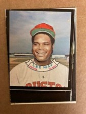 Lee May Reds/Orioles/Astros 1973 Topps Candy Lid Proof Card -Rare