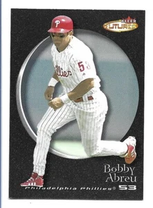 Bobby Abreu 2001 Fleer Futures oro nero #64/499 Philadelphia Phillies - Foto 1 di 2