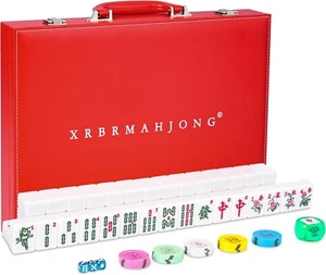Professional Quality Chinese Mahjong Game Set - 146 Numbered Large Tiles - NIB - Picture 1 of 8