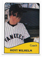 Hoyt Wilhelm 1979 TCMA West Haven Yankees Rare Minor League Card #27