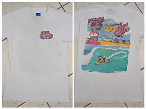 Vtg 1987 Ocean Pacific OP Surfing VW Bug Gropers Comic T Shirt Size S Rare USA - Picture 1 of 15