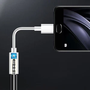USB-C Type C Adapter Port to 3.5MM Aux Audio Jack Earphone Headphone Cable USB - Picture 1 of 9