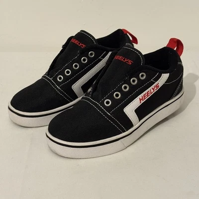 Heelys GR8 PRO HE100215 Black Skate Wheeled Shoes Youth Size 2 Wheels Included  - Image 1 of 4