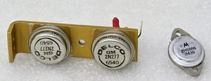 2x GM Delco 2N277 & 1x Motorola 2N5886 Transistor - Bild 1 von 5