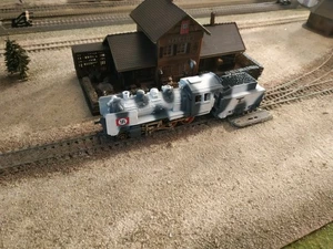 MARKLIN - Märklin 3003, WWII MILITARY CAMO STEAM ENGINE 24058, SCALE HO - Picture 1 of 10