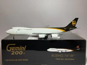 Gemini Jets 1:200 UPS Boeing 747-8F N605UP current colors G2UPS644 - Picture 1 of 2