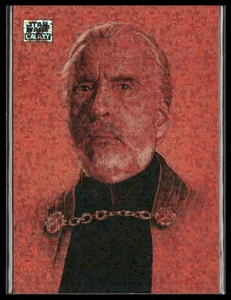 Count Dooku #60 2024 Topps Chrome Star Wars Galaxy Mini Diamond Refractor - Bild 1 von 2