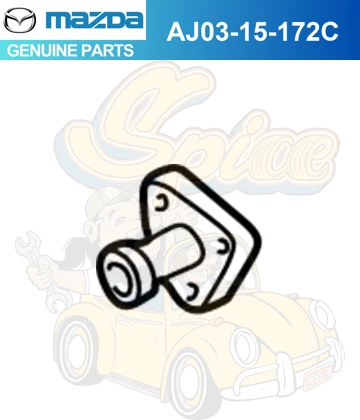 Cubierta de carcasa termostato homenaje MPV Mazda6 2001-2008 AJ03-15-172C Foto 1 de 1