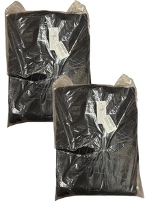 2 Pack GAP Factory Men’s Full Zip Fleece Logo Hoodie X-Large Black with Black Lo - Picture 1 of 3