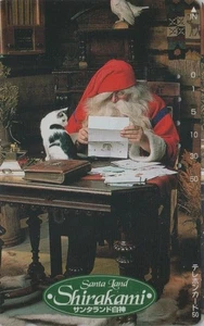 RARE télécarte JAPON  PERE NOEL & CHAT - CHRISTMAS SANTA CAT OWL JAPAN phonecard - Imagen 1 de 1