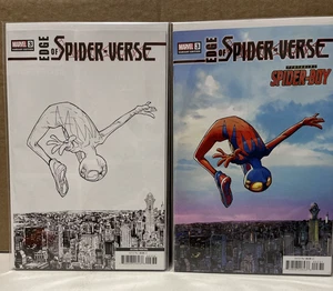 Edge of Spider-Verse #3 2nd Print 1:25 Spider-Boy Sketch Variant SET | NM - Bild 1 von 1