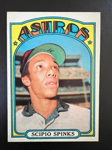 1972 Topps Scipio Spinks #202 Houston Astros - Picture 1 of 2