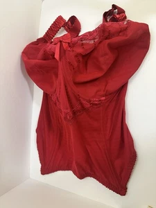 Sujetador BRAVISSIMO Longline Bustier talla 32K ROJO - Imagen 1 de 4