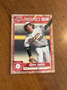 Henry Owens 2011 Playoff Contenders Prospect Ticket Crystal RT11 Red Sox /299 - Picture 1 of 2