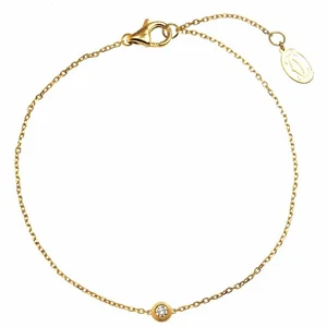 Bracciale Cartier d Amour Diamanti XS 18K Oro Giallo 750 90299271 - Foto 1 di 9