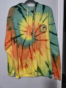Sudadera con capucha para hombre Rehobeth Beach Delaware Tye Dye cremallera completa talla grande Y2K años 2000 - Imagen 1 de 3