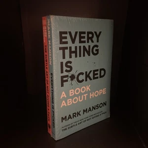 Everything is + subtle art (Mark Manson) 2 Book Lot New Sealed! - Picture 1 of 4
