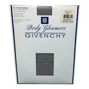 GIVENCHY 157 Body Gleamers Silver Fox Size E Shimmery Ultra Sheer Control Top - Picture 1 of 2