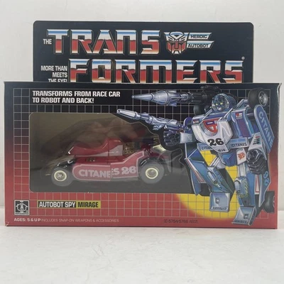 Экшн-фигурка Transformers G1 Red Mirage Autobot Spy переиздание игрушки новая в коробке - Изображение 1 из 4