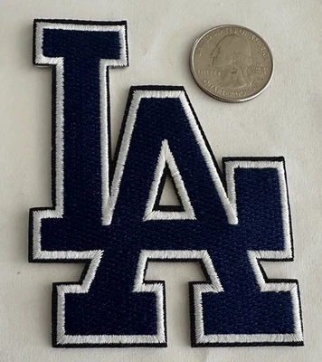 Los Angeles Dodgers embroidered iron on patch Approx 3.5”x  2.75” Awesome! - Image 1 of 3
