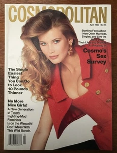 Claudia Schiffer - Cosmopolitan - April 1993, Bridget Fonda, Michael Caine - Picture 1 of 15