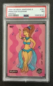 PRINCESS KASHMIR 1994 Skybox The SIMPSONS Rookie Wiggle 3D Card PSA 9 #W2 Bongo - Picture 1 of 4