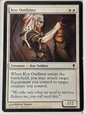 Kor Outfitter - Zendikar - Magic the Gathering MTG Nice! - Image 1 of 3