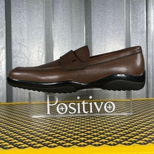 Bally Hombres Milno Café Cuero Mocasines Zapatos EE. UU. 6 Nuevos - Imagen 1 de 9