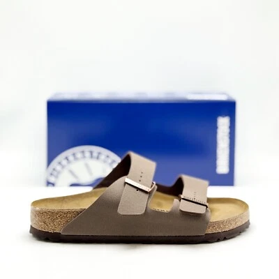 *NEW* Unisex BIRKENSTOCK Arizona Birkibuc Sandal Slides MOCHA (0151181) 👍 - Image 1 of 4