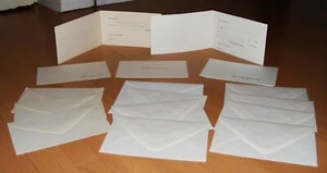 Original DDR Einladungskarten Hochzeit altes Briefpapier Einladungskarte Vintage - Bild 1 von 9