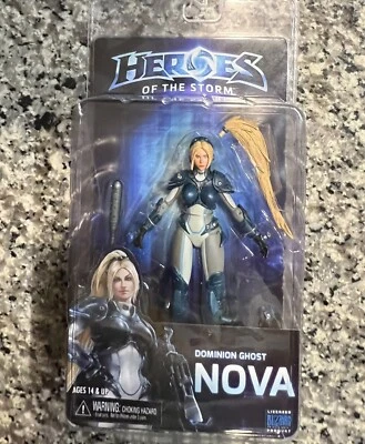 Figura de acción NECA Heroes Of The Storm Nova Dominion Ghost Blizzard nueva en caja Foto 1 de 3