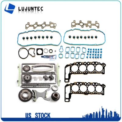 Conjunto de junta de cabeça bomba de água corrente de temporização 2009 para Nissan Frontier Pathfinder 4.0L - Imagem 1 de 4