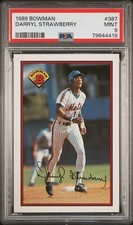 1989 Bowman  Darryl Strawberry  PSA 9  New York Mets  New York Yankees