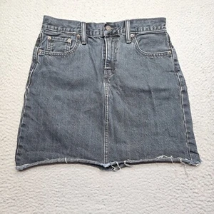 Levis Jeansrock Erwachsene Größe 26 Knopfleiste A-Linie vorne flach Damen - Bild 1 von 17