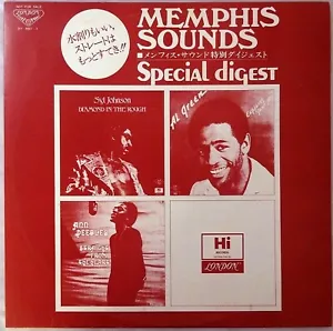 AL GREEN & OTHERS "Memphis Sounds" rare 1970's JAPAN PROMO ONLY Lp - Picture 1 of 3