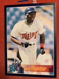 1994 Score Torii Hunter (RC) ‘93 Draft Pick Minnesota Twins #640 Sharp Corners - Picture 1 of 3